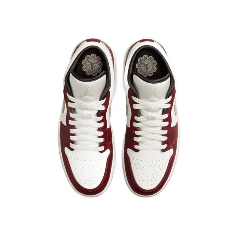 W AJ 1 Low Year of the Dragon 龍年 酒紅 FJ5735-100-圖片-3