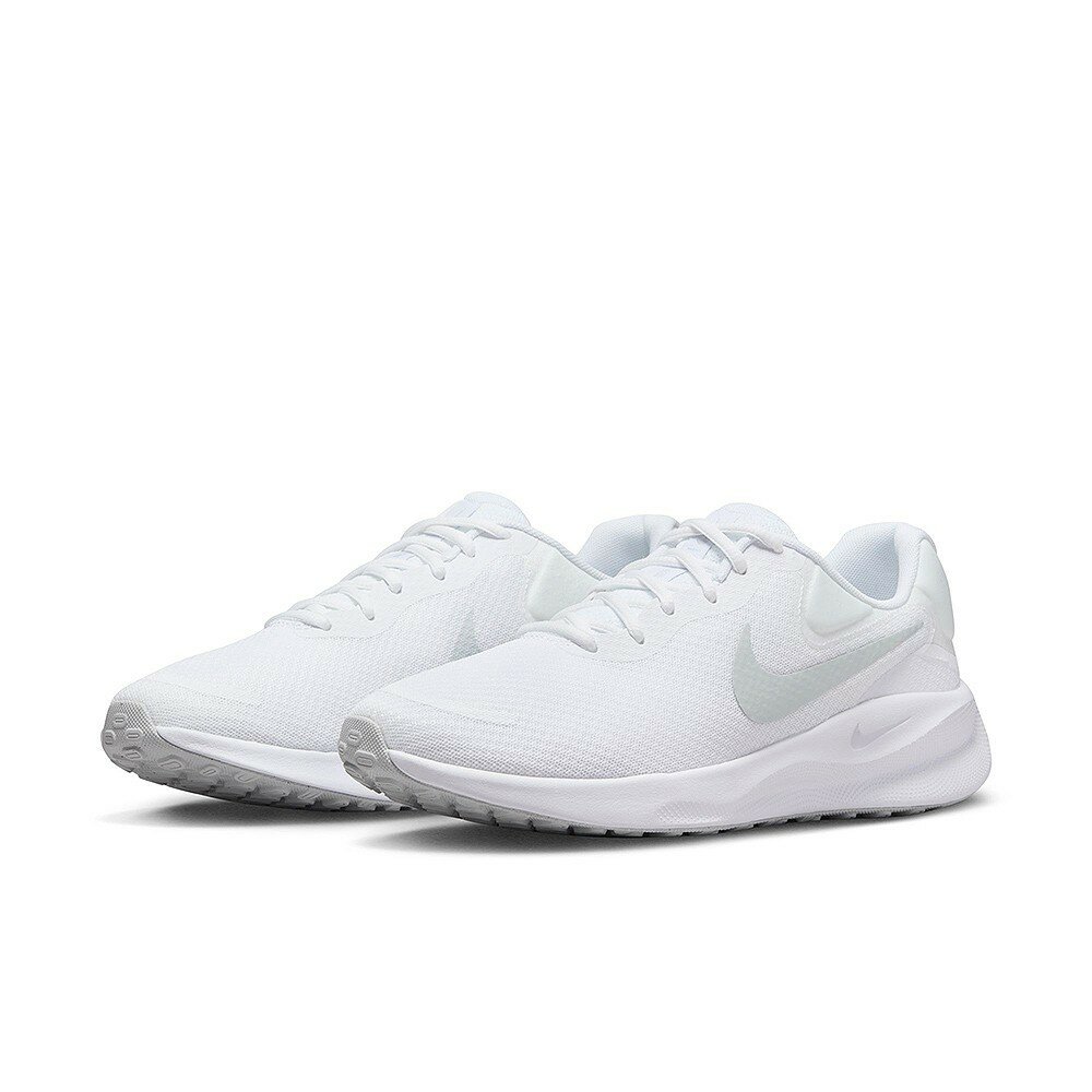 24066770186-Nike Revolution 7 慢跑鞋 白灰 男鞋 運動鞋 FB2207-100