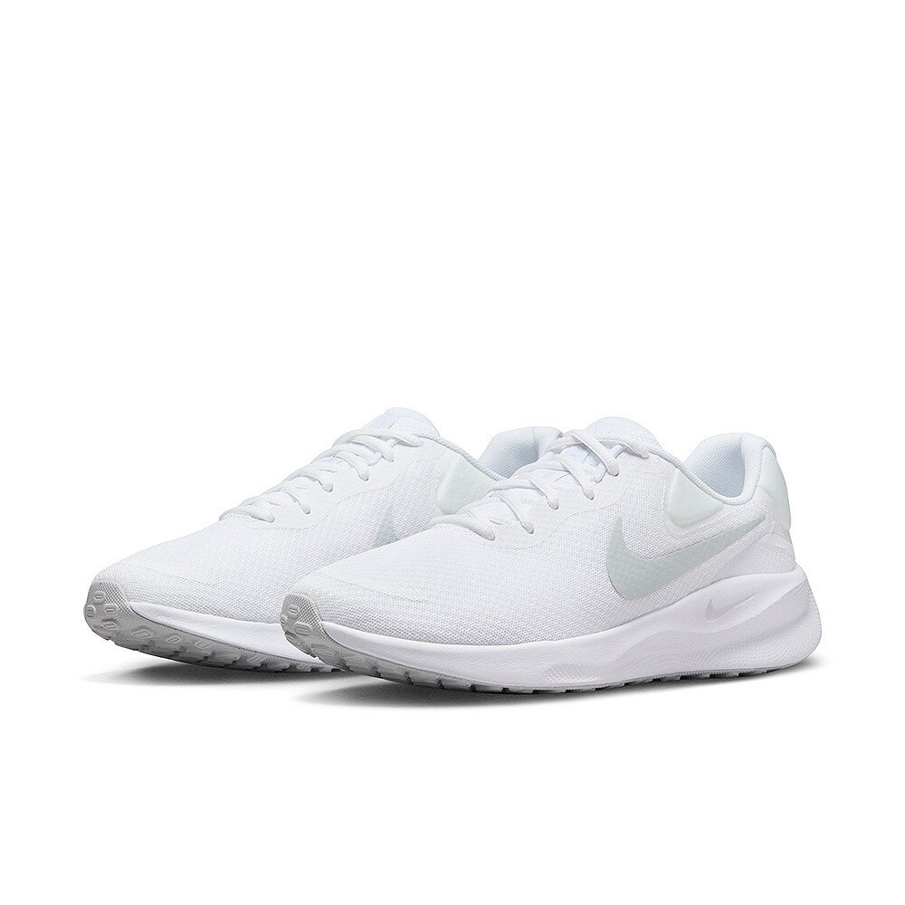 24066770186-Nike Revolution 7 慢跑鞋 白灰 男鞋 運動鞋 FB2207-100