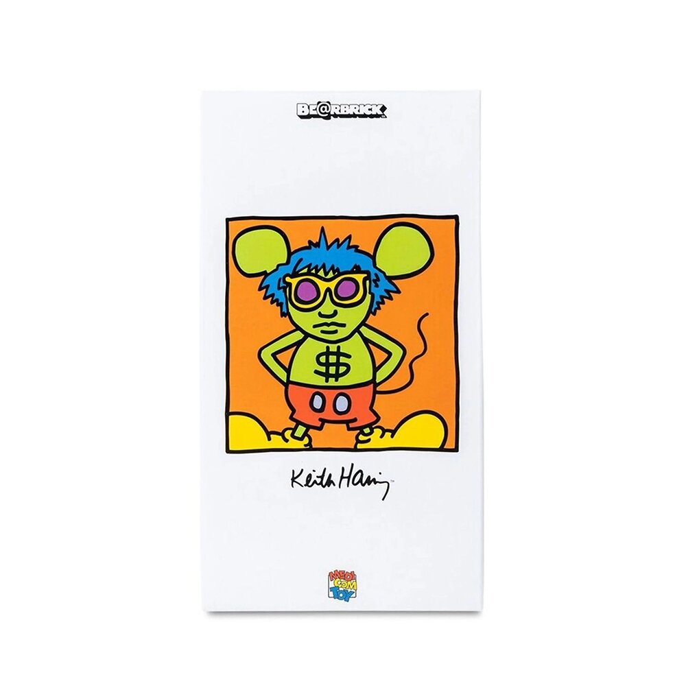 bearbrick Keith Haring Andy Mouse 潮流公仔 400%-圖片-3