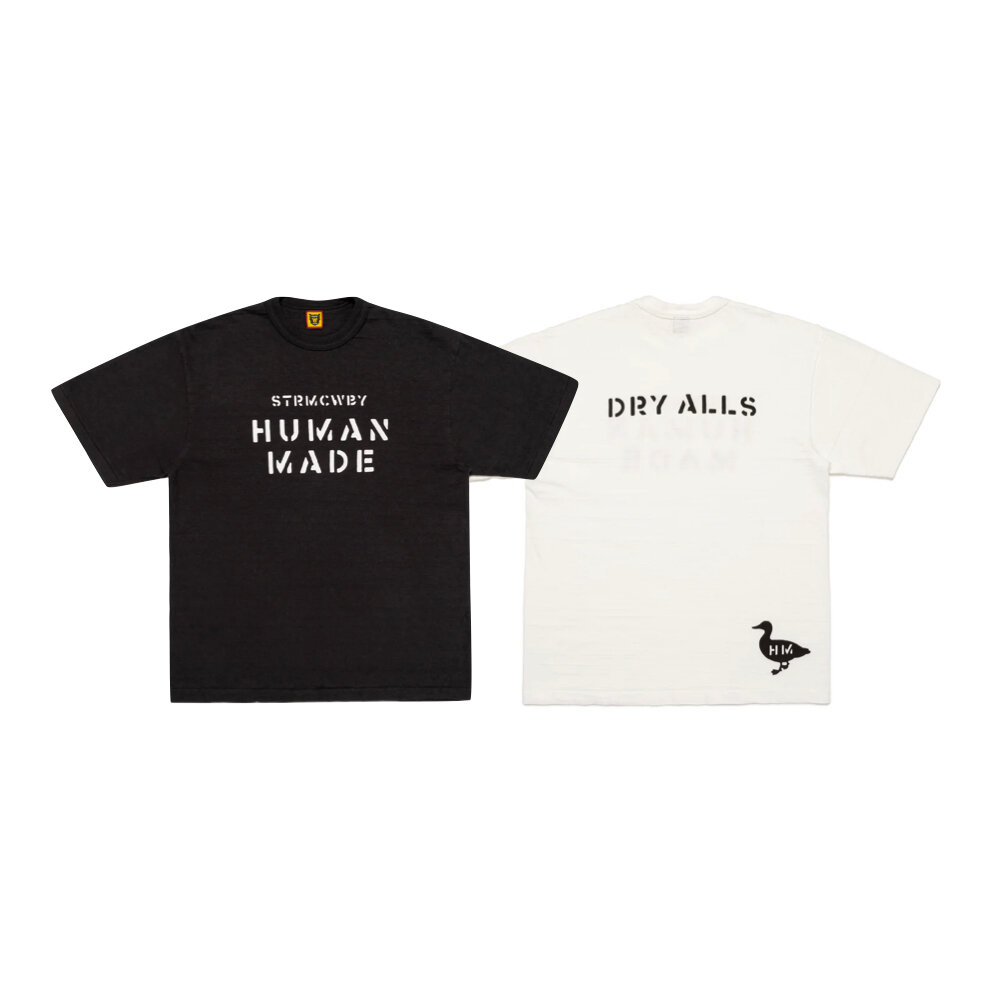24287833202-Human Made Graphic T Shirt 小鴨 短袖 白/黑 HM28TE018