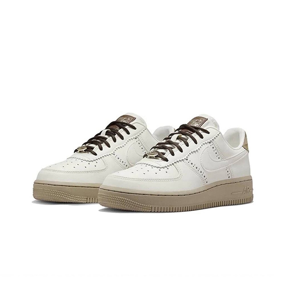 24350354907-Nike W Air Force 1 Low Brogue 白淺棕 FV3700-112