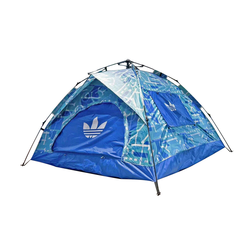24361005942-Adidas 三葉草帳篷 露營 帳篷 露營用具 藍