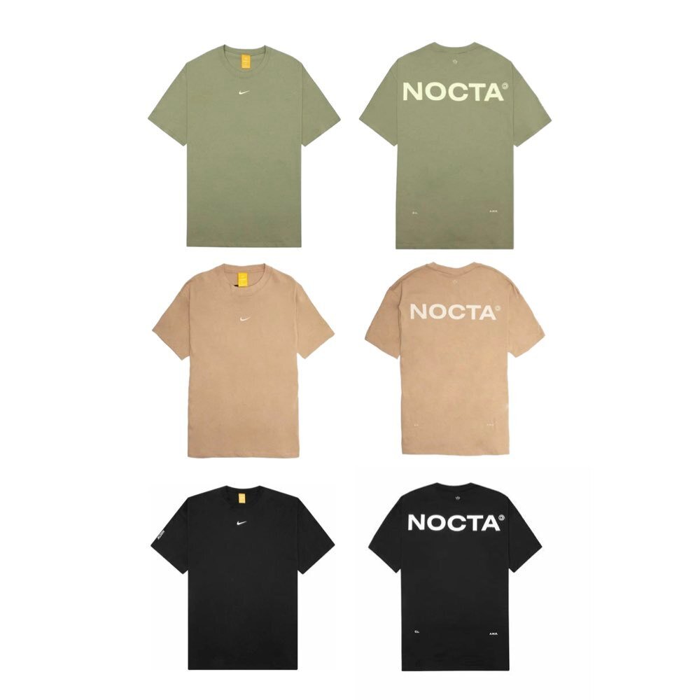 24417012249-Nike x Nocta 短袖T恤 卡其/牛油果綠/黑 亞版 FN7664