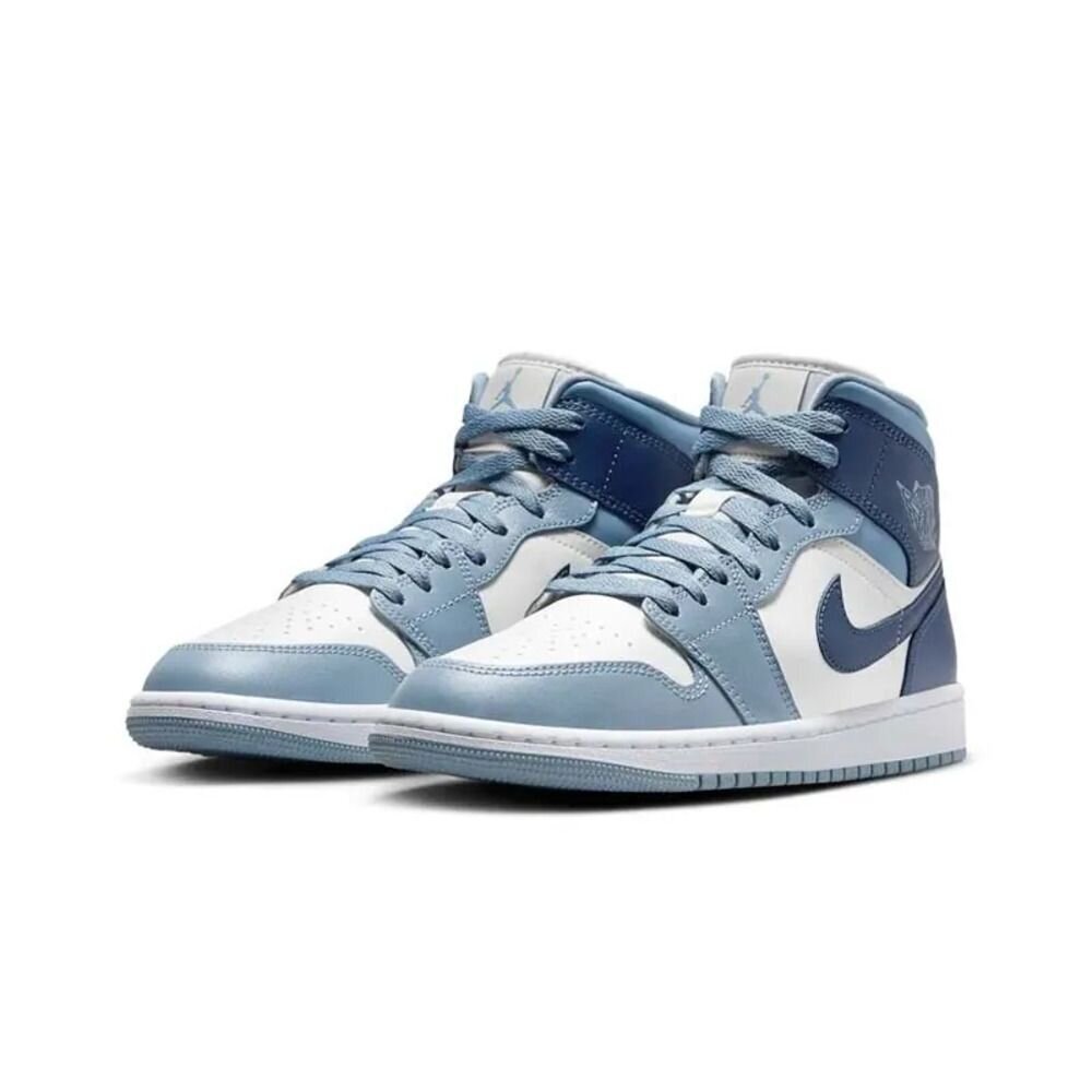 24454442143-Air Jordan 1 Mid Diffused Blue 灰藍 BQ6472-140