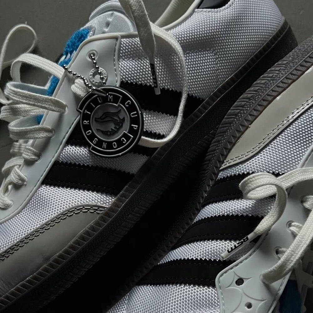 BSTN x Adidas Samba Consortium Cup 漆皮白 IE0168-圖片-7