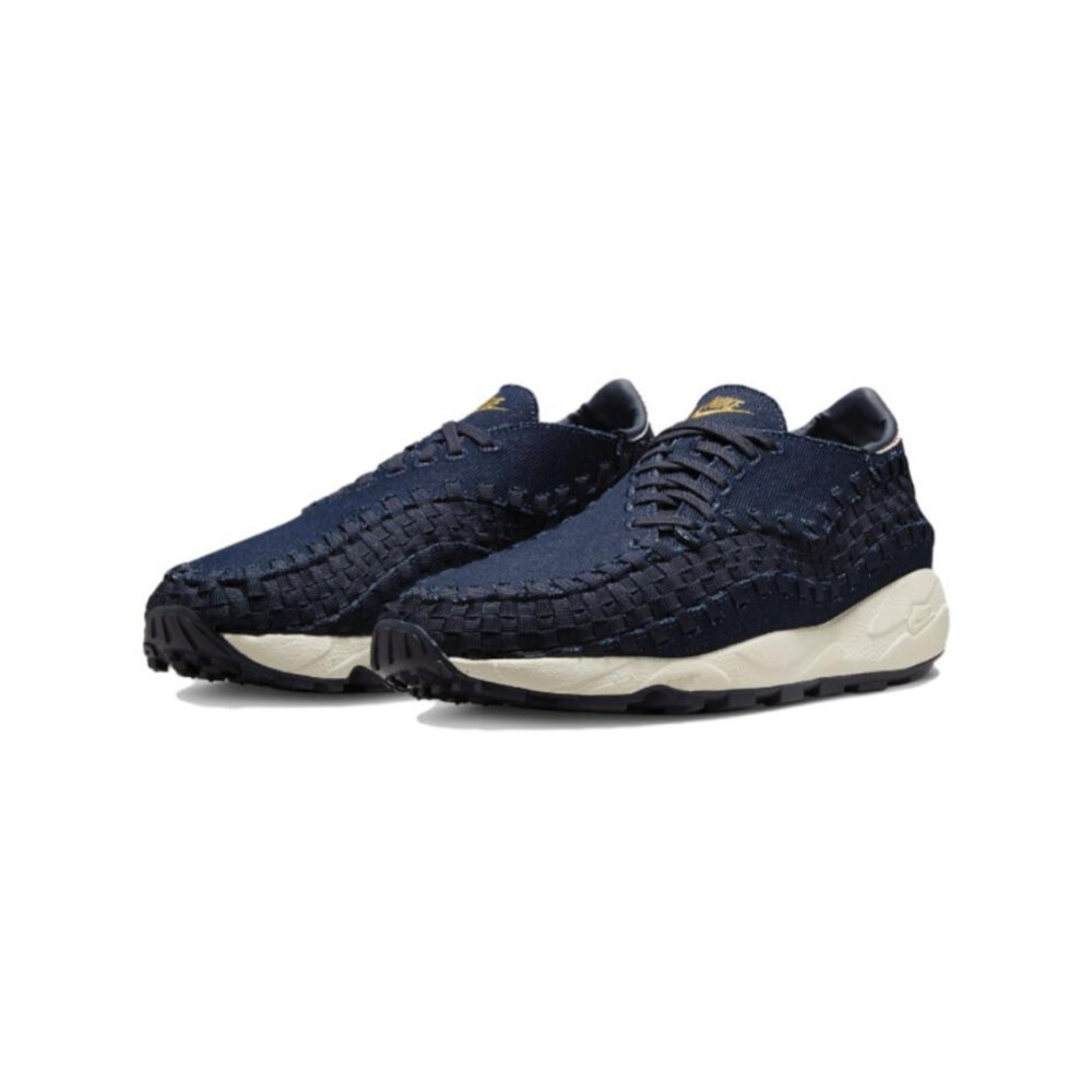 24483133082-W Nike Air Footscape 丹寧牛仔編織 女鞋 休閒鞋 HF1759-400