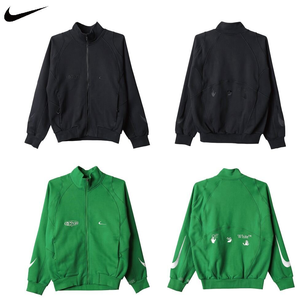 24505118992-Nike x Off-White™ 運動外套 黑色/草綠色 DV4452-010/389