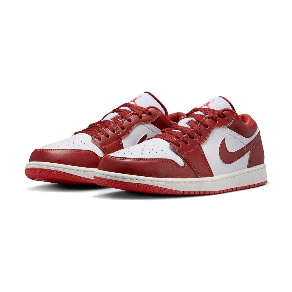 24506775982-Air Jordan 1 Low SE 復古白紅 男鞋 休閒鞋 FJ3459-160