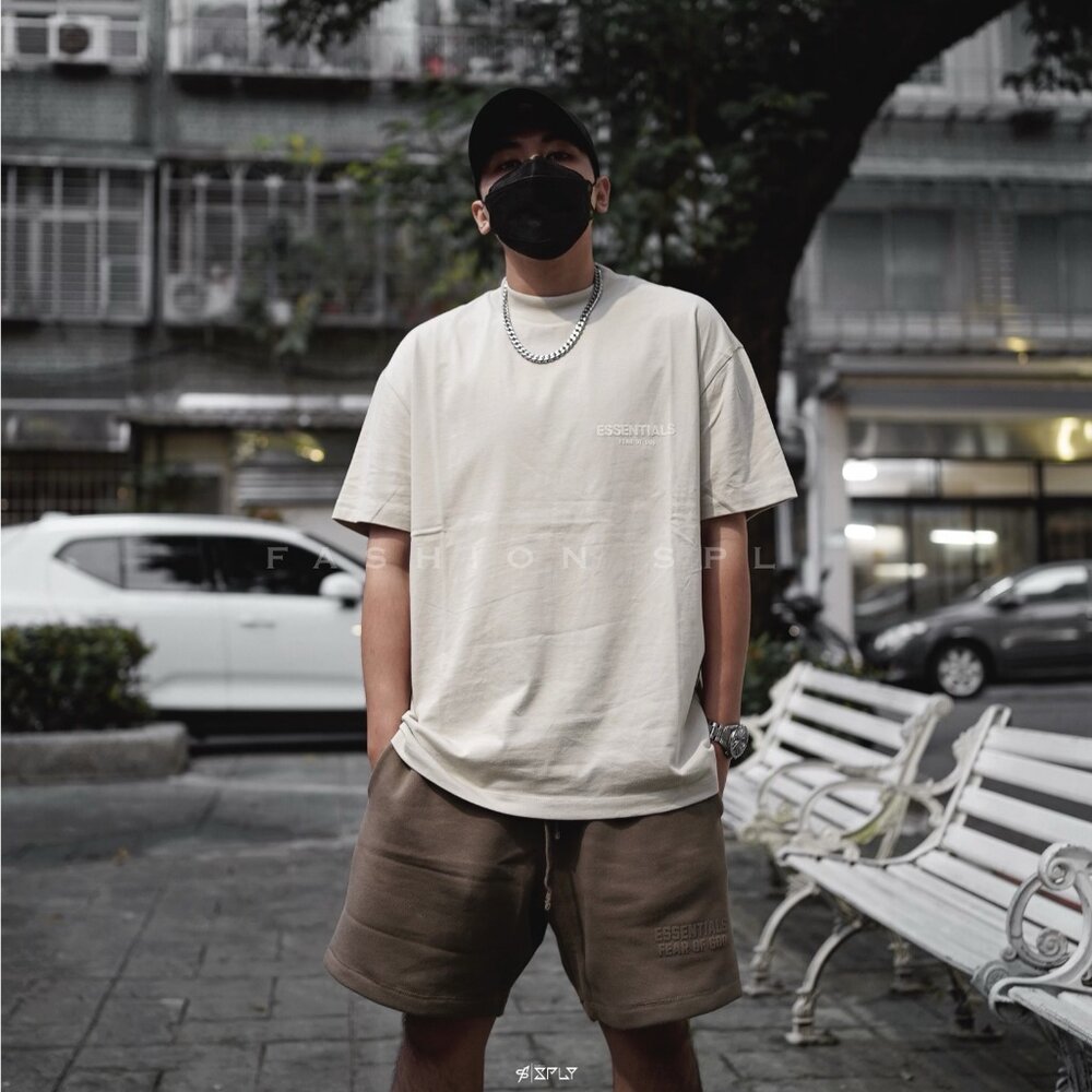 Essentials 短袖 SS22 小麥米白 短袖 上衣 T恤 125BT212007F-圖片-5