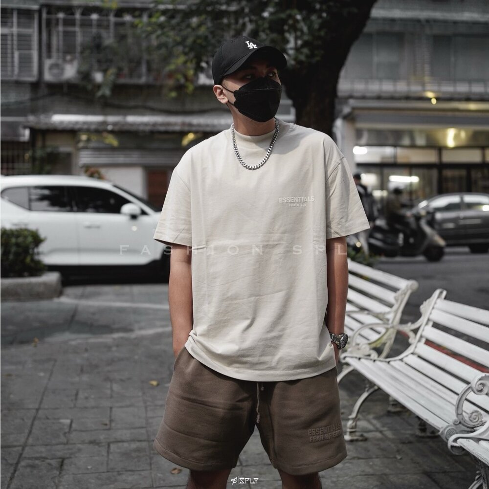 Essentials 短袖 SS22 小麥米白 短袖 上衣 T恤 125BT212007F-圖片-6