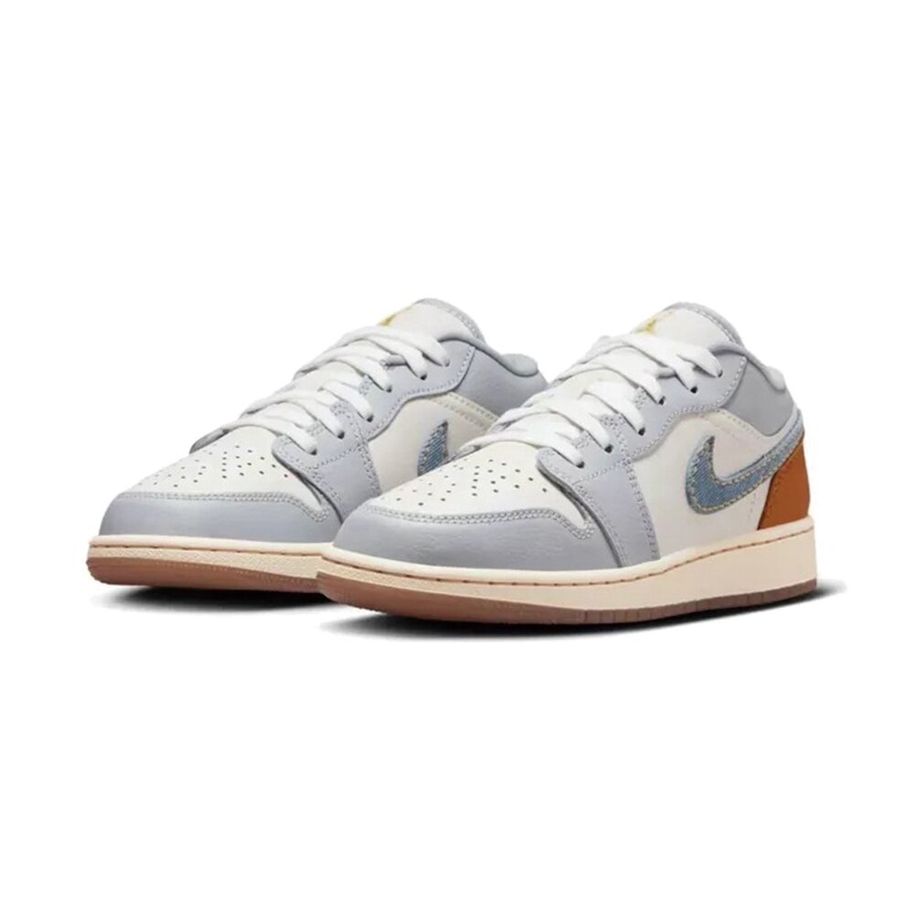 24570207679-Air Jordan 1 Low SE 單寧拼色 GS 休閒鞋 FZ5046-041