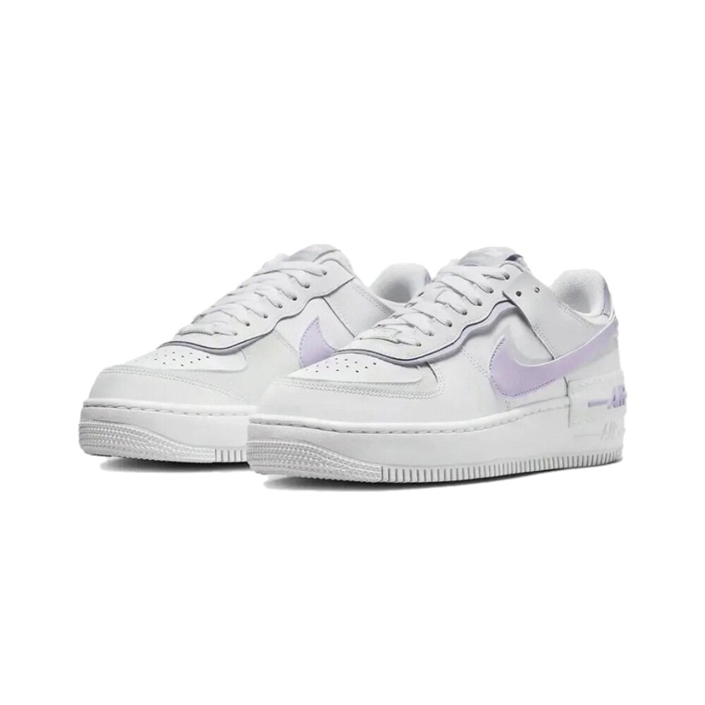 24581059216-Nike Air Force 1 Low Shadow 淺紫白 休閒鞋 FN6335-102