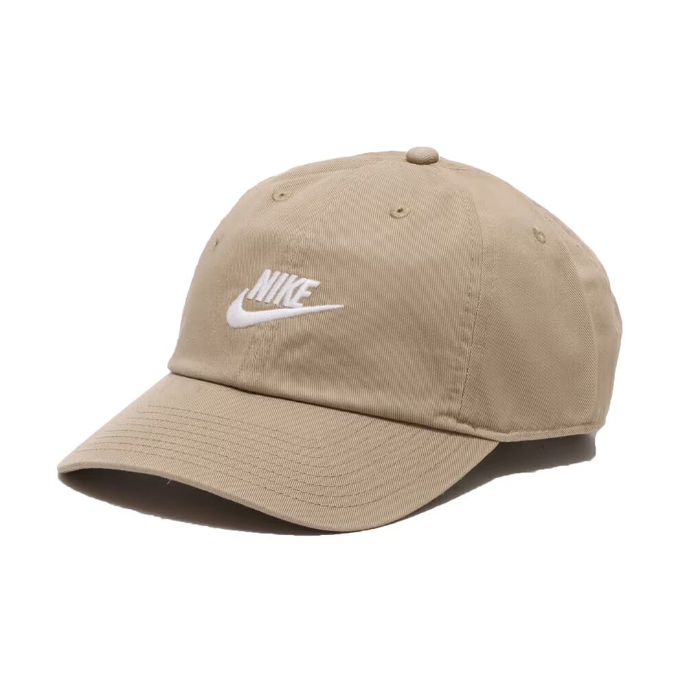24669980491-Nike Club Futura 水洗老帽 棒球帽 鴨舌帽 卡其 FB5368-247