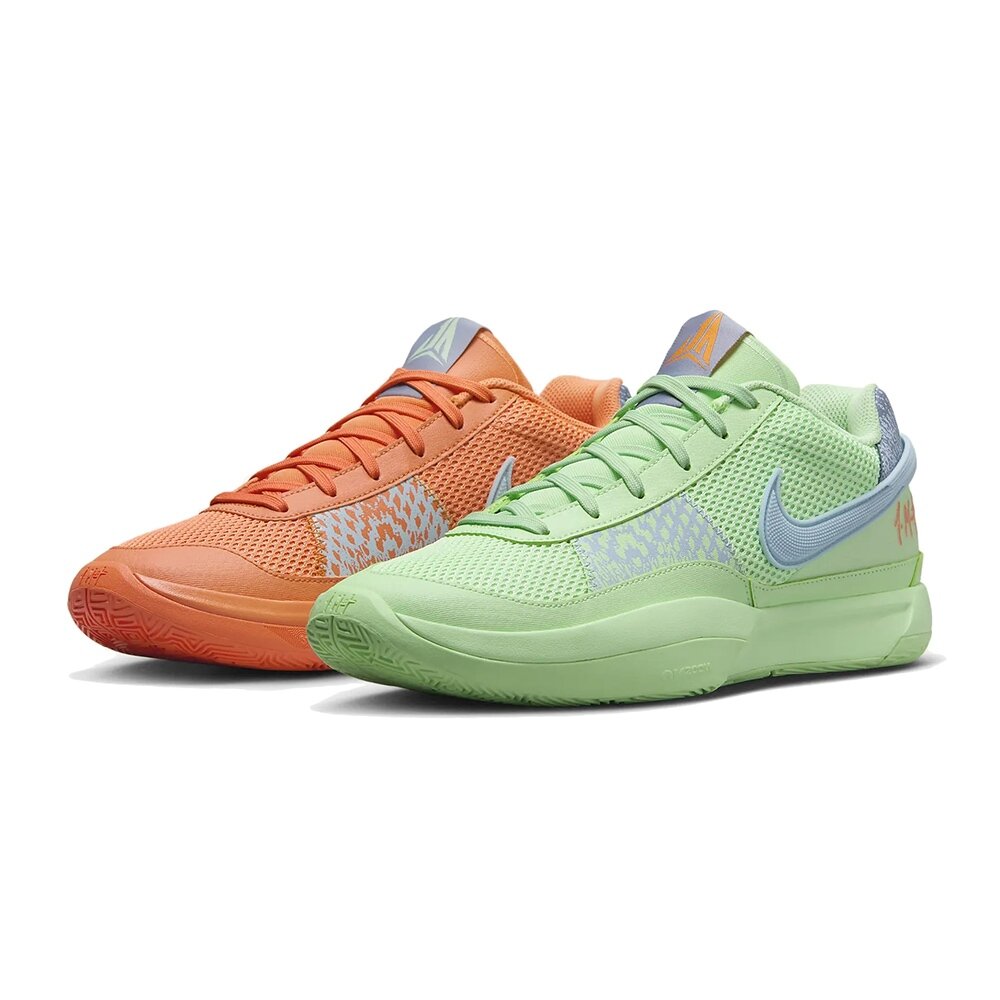 24676314250-Nike JA 1 Mismatched 籃球鞋 男鞋 鴛鴦綠橘 FV1288-800