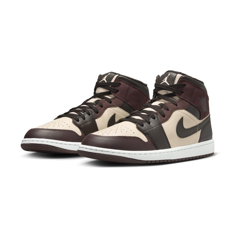 24720206362-Air Jordan 1 Mid SE Paris YMCA 棕米白 FZ4359-200