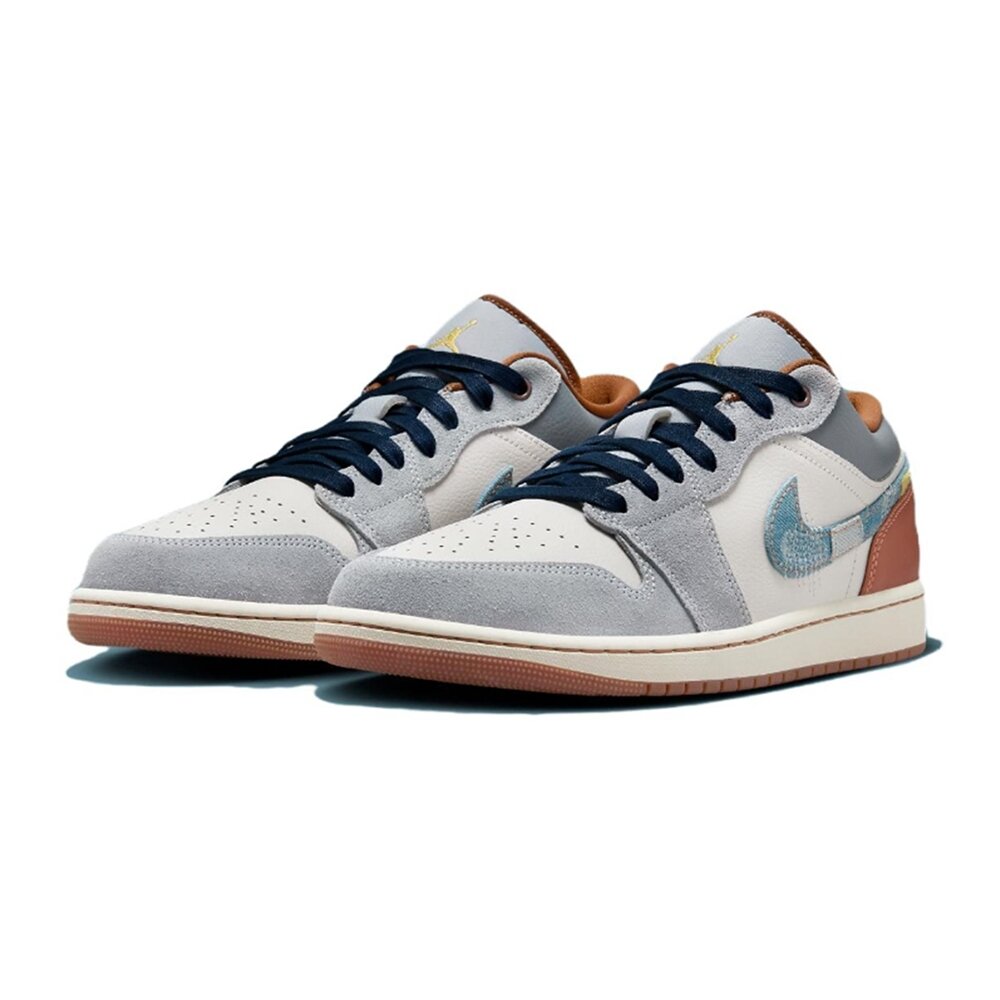 24764625220-AJ1 Low SE Repaired Denim 單寧拼色 FZ5042-041