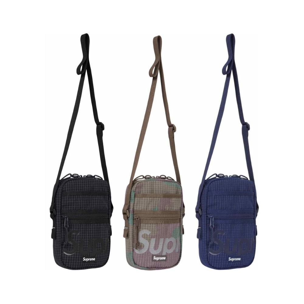 24770145391-Supreme 24SS Shoulder Bag 肩包 深藍/黑/迷彩