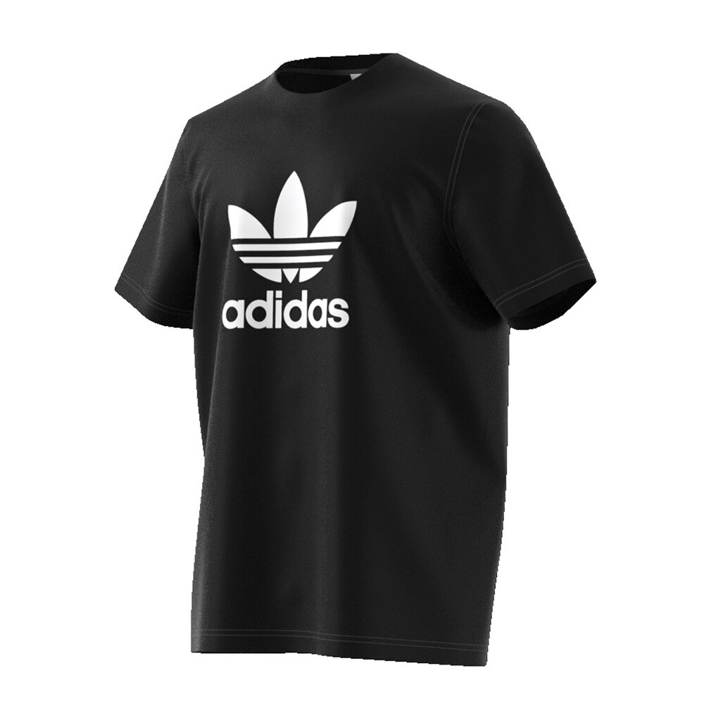25073789794-Adidas Originals 大Logo 短袖 上衣 T恤 基本款 黑 AJ8830
