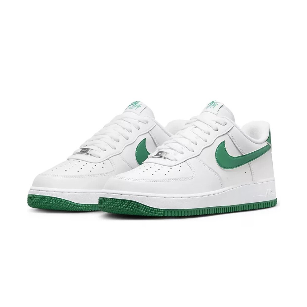 25075108147-Nike Air Force 1 Low 白綠 男鞋 休閒鞋 FJ4146-102