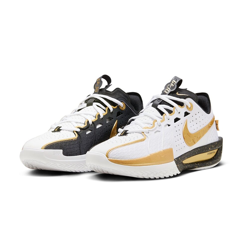 25080837615-Nike GT Cut 3 CHBL 稱霸全國 白黑金 男鞋 休閒鞋 HF5702-170