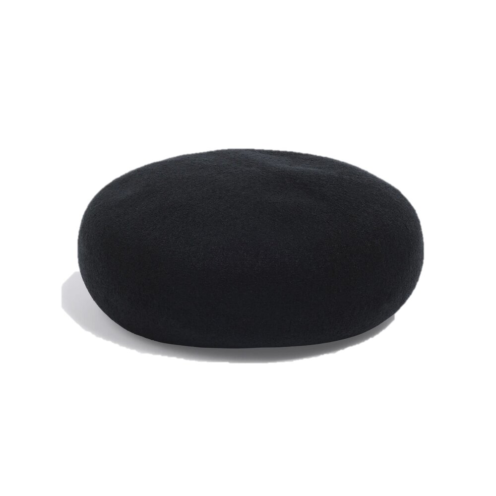 25111NH-HT01-BK-NEIGHBORHOOD SUMMER BERET BLACK 帽子 25111NH-HT01
