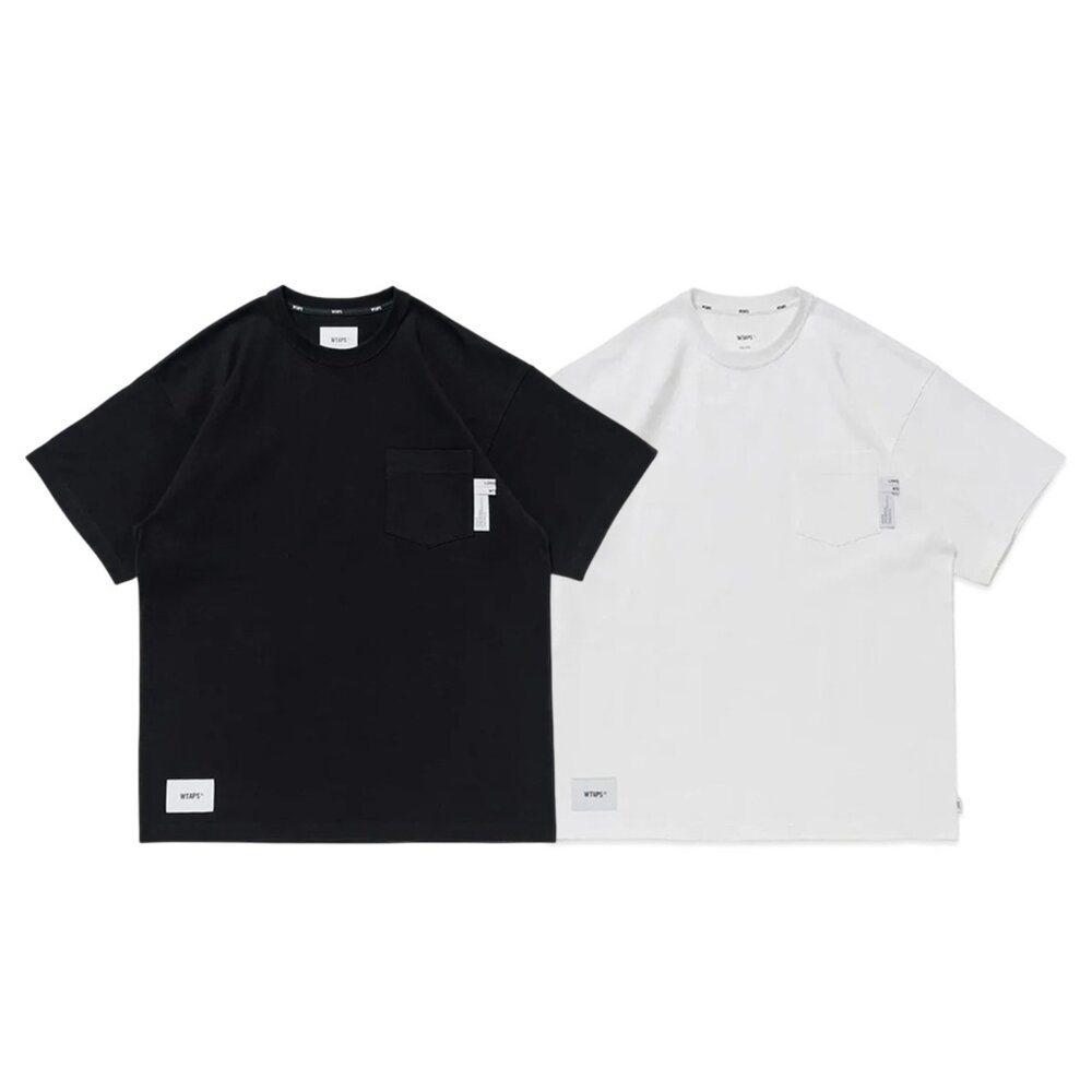 251ATDT-CSM15-Wtaps Insect / Ss / Cotton 素色打底短袖 白 / 黑 251ATDT-CSM15