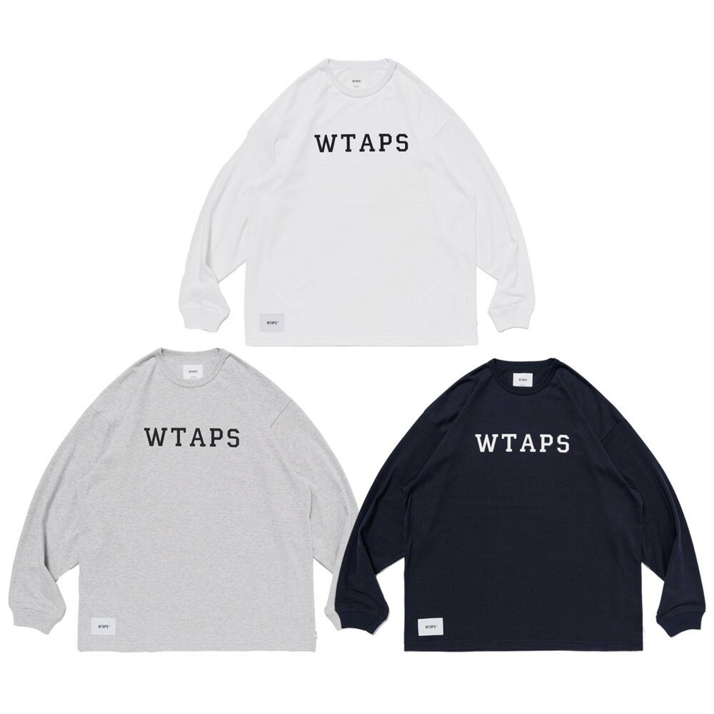 251ATDT-CSM18-2025SS WTAPS ACADEMY / LS / CTPL Logo 長T 251ATDT-CSM18