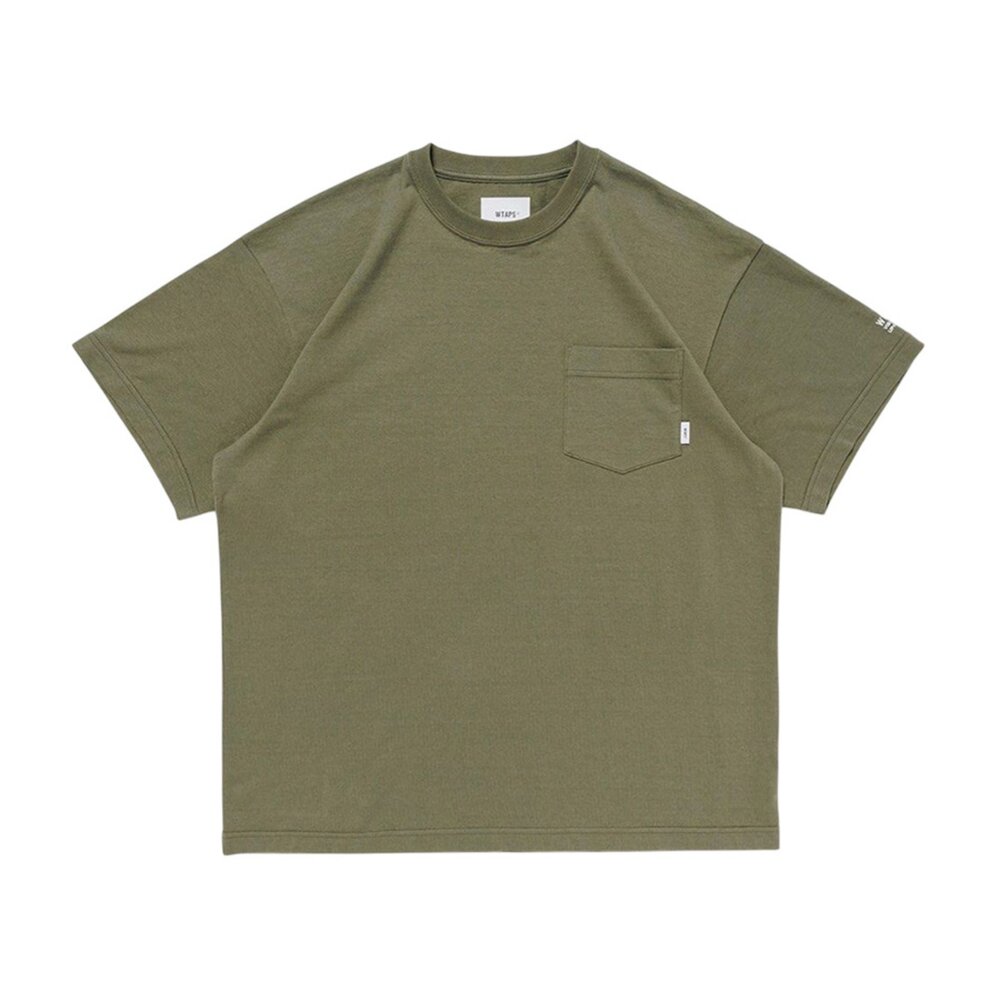 251ATDT-CSM32-Wtaps Muddy 01 / Ss / Cotton 軍綠色 短袖 小口袋 251ATDT-CSM32