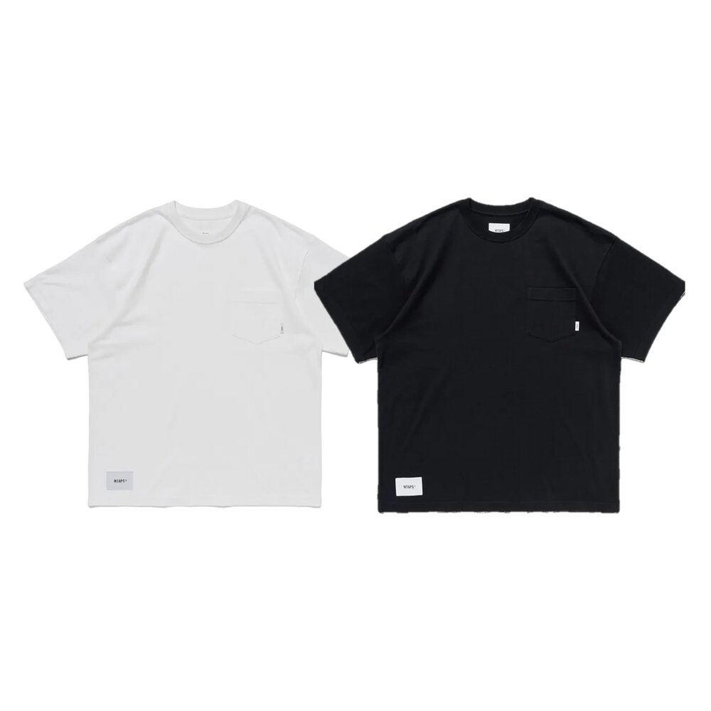251ATDT-CSM34-Wtaps All / Ss / Cotton 圓領素短袖 短T 251ATDT-CSM34