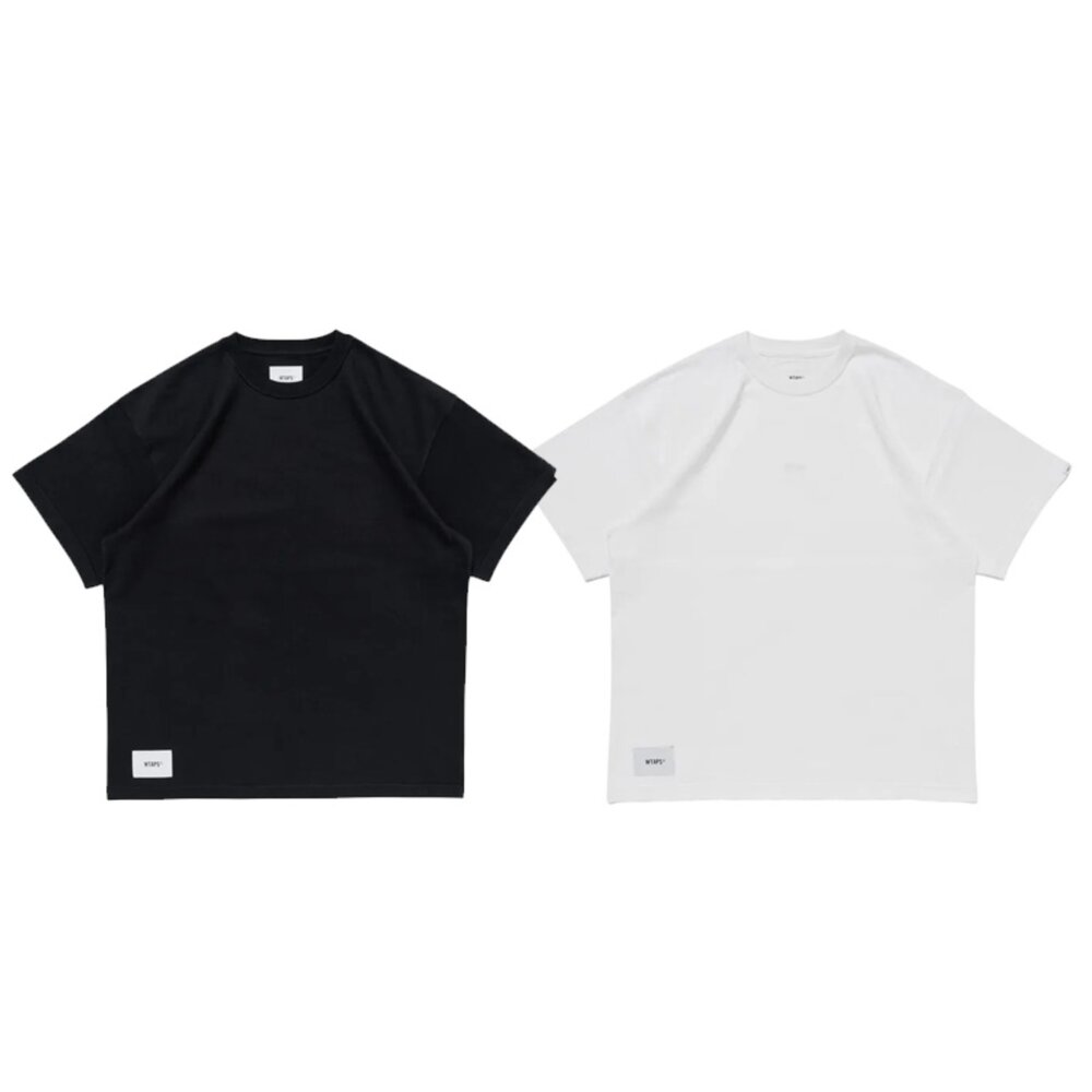 251ATDT-CSM35-Wtaps Sign 01 / Ss / Cotton 黑/白  短T 251ATDT-CSM35