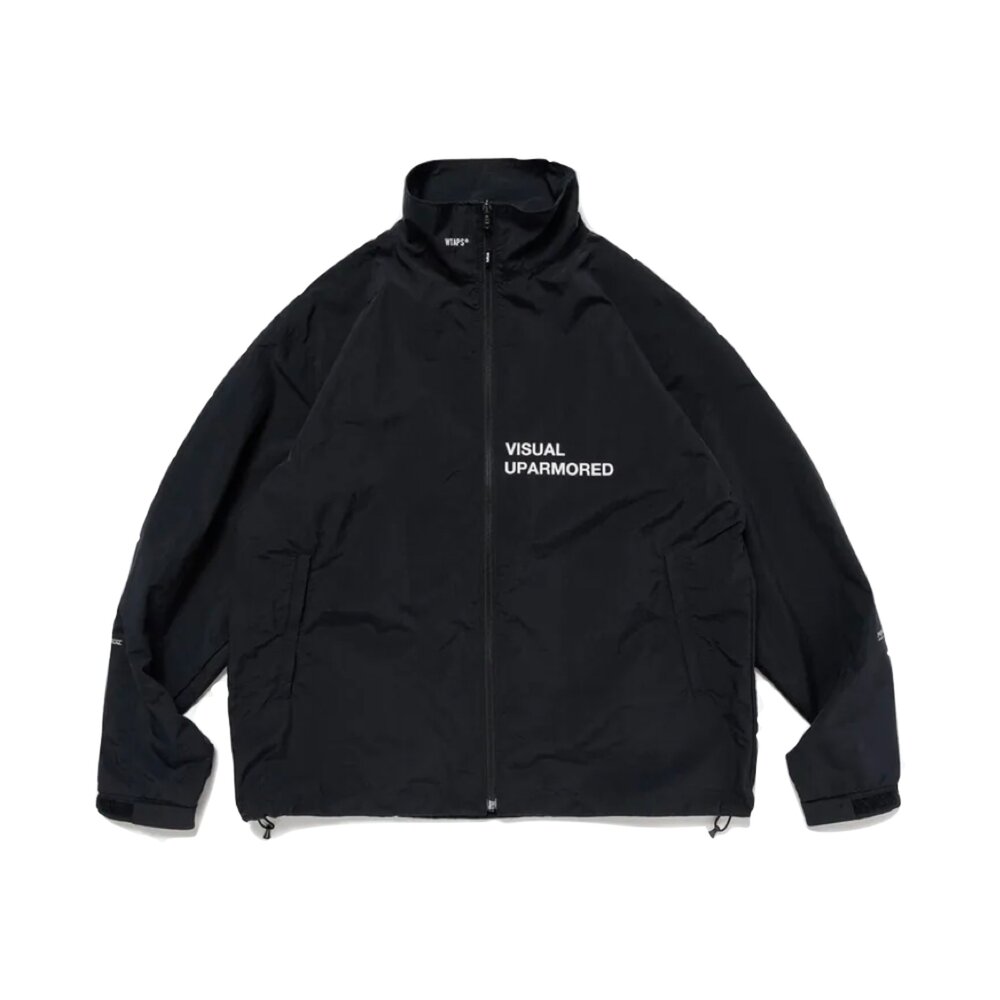 251CWDT-JKM01-BK-Wtaps Track Jacket 尼龍外套 黑 立領 251CWDT-JKM01