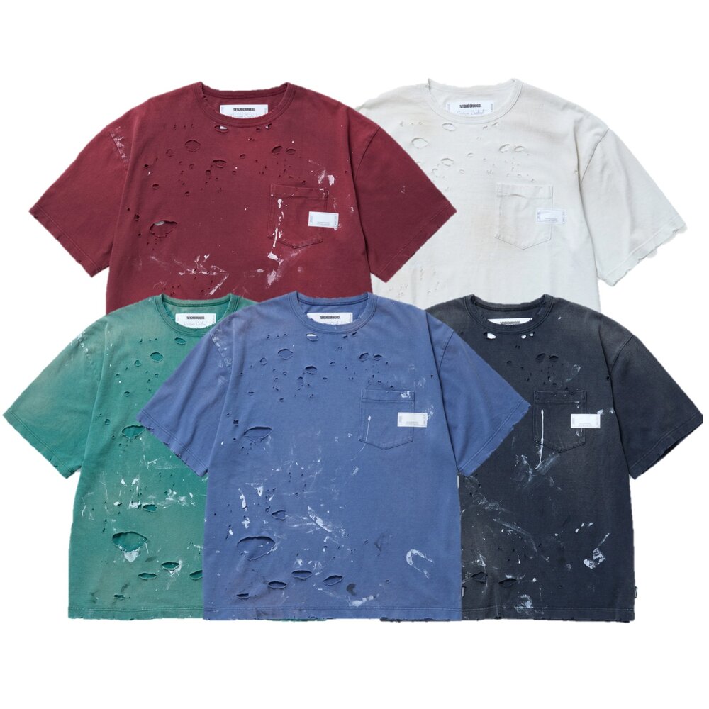 251OKNH-CSM04-NEIGHBORHOOD SAVAGE CREWNECK-P SS 短袖 T恤 上衣 5色 251OKNH-CSM04