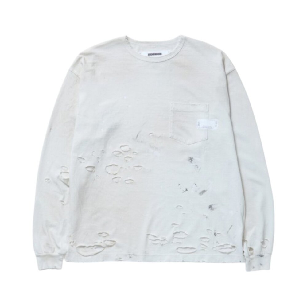 Neighborhood 2025SS SAVAGE CREWNECK 長袖 黑 藍 米白 圓領 251OKNH-CS-圖片-1