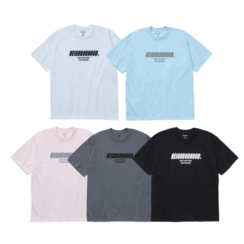 251PCNH-ST01-Neighborhood 25S/S NH. Tee SS-1 重影Logo 圓領短袖 251PCNH-ST01