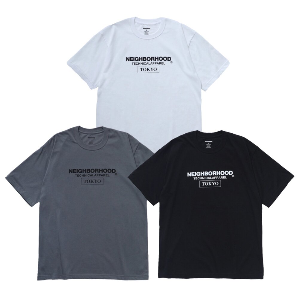 251PCNH-ST16-Neighborhood NH. Tee SS-16 黑/灰/白 短袖T 251PCNH-ST16