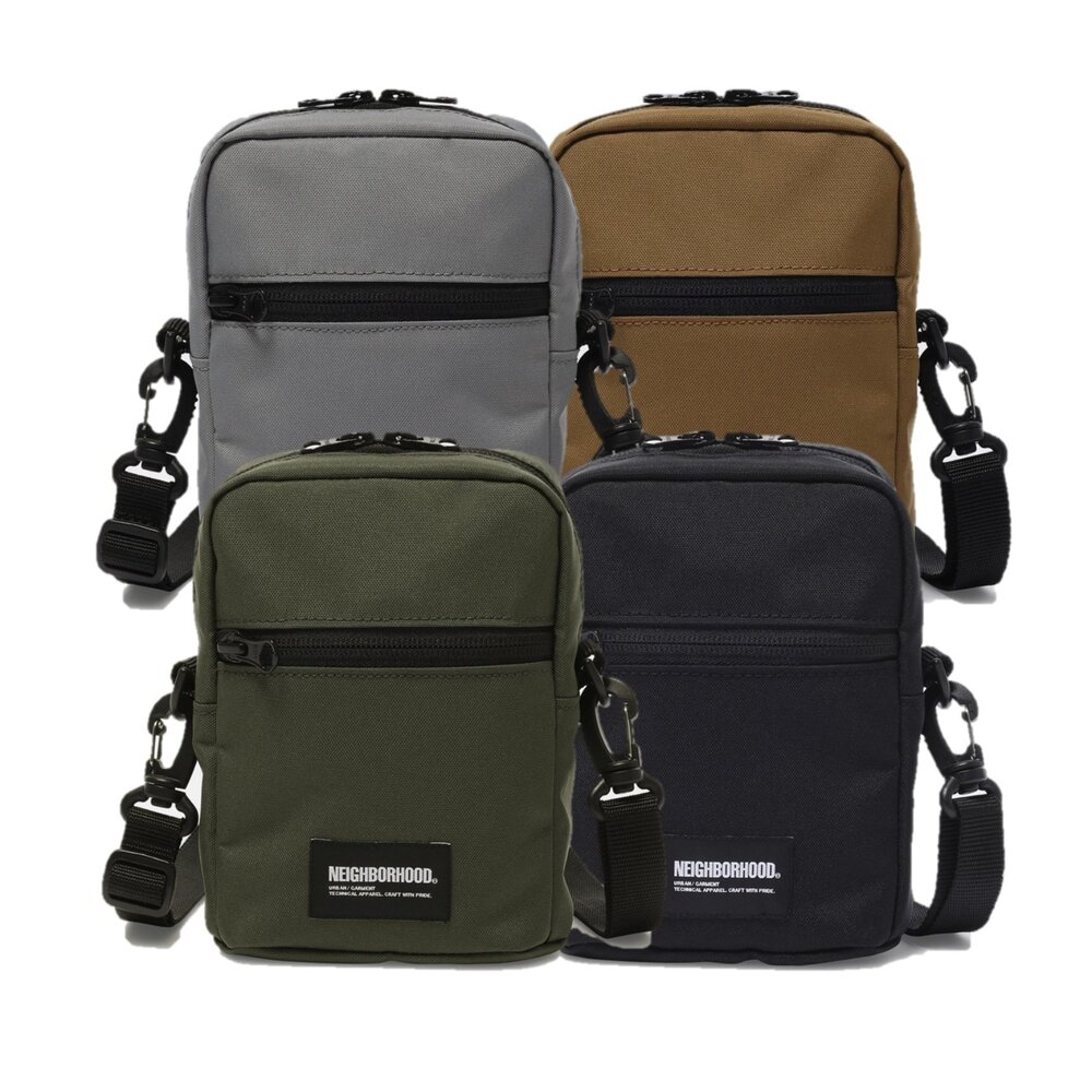 251TQNH-CG02-Neighborhood 肩背小包 綠 黑 灰 卡其 251TQNH-CG02