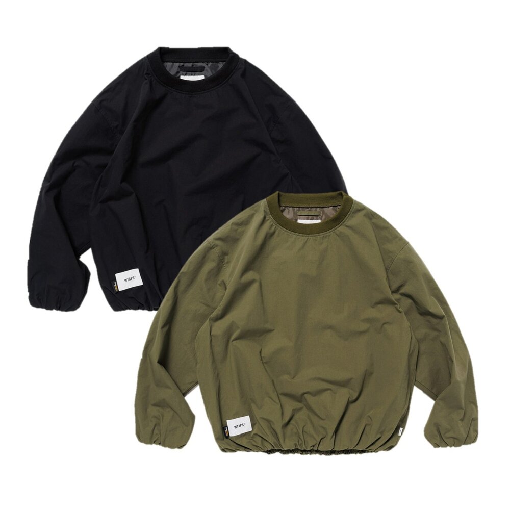 251WVDT-JKM02-Wtaps Smock jacket 防潑水風衣 黑 軍綠 251WVDT-JKM02