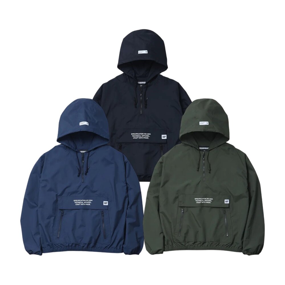 252TSNH-JKM05-Neighborhood Anorak Jacket 黑、軍綠、海軍藍 外套 252TSNH-JKM05