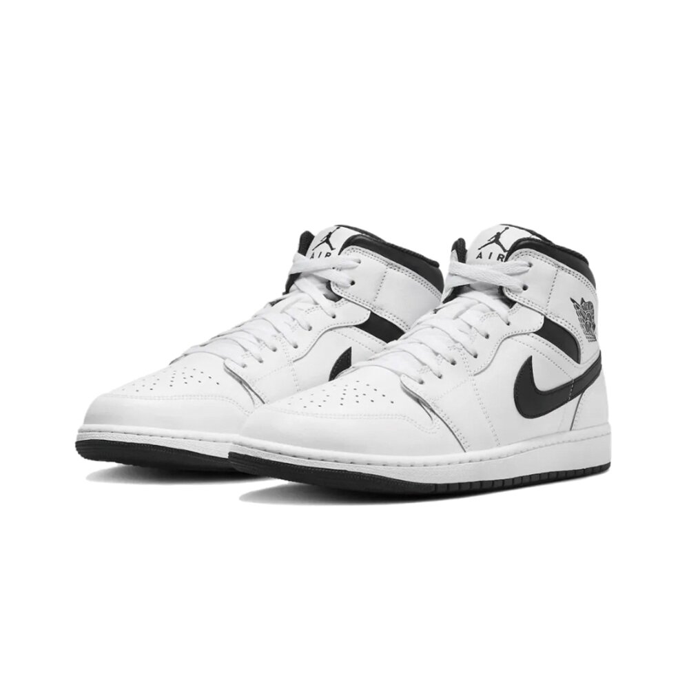 25314458508-Air Jordan 1 Mid Reverse Panda 白黑 DQ8426-132