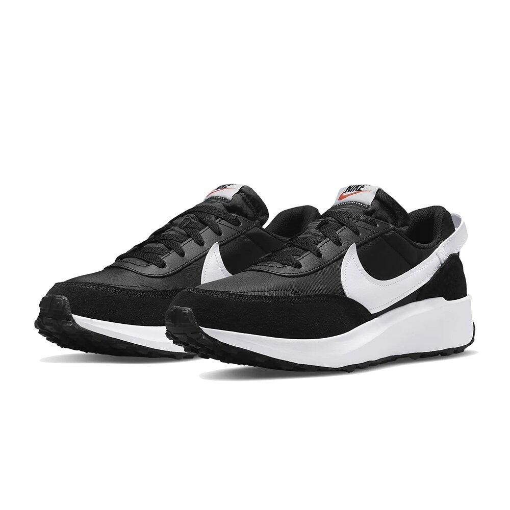 25378055085-Nike Waffle Debut 基本款 異材質拼接 舒適 男鞋 黑白DH9522-001