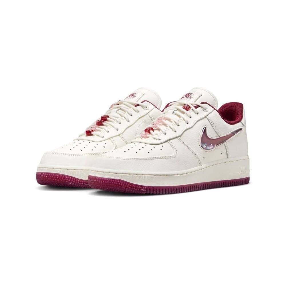25404293485-Nike Air Force 1 Swooshes 情人節 女鞋 休閒鞋FZ5068-161