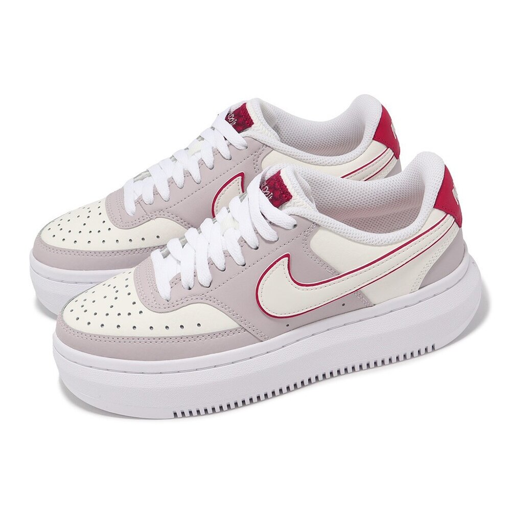25523639333-W Nike Court Vision Alta LTR 白粉厚底 HF0740-111
