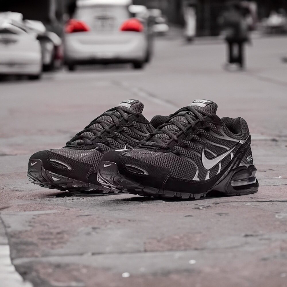 Nike Air Max Torch 4 慢跑鞋 黑銀 343846-002-圖片-6