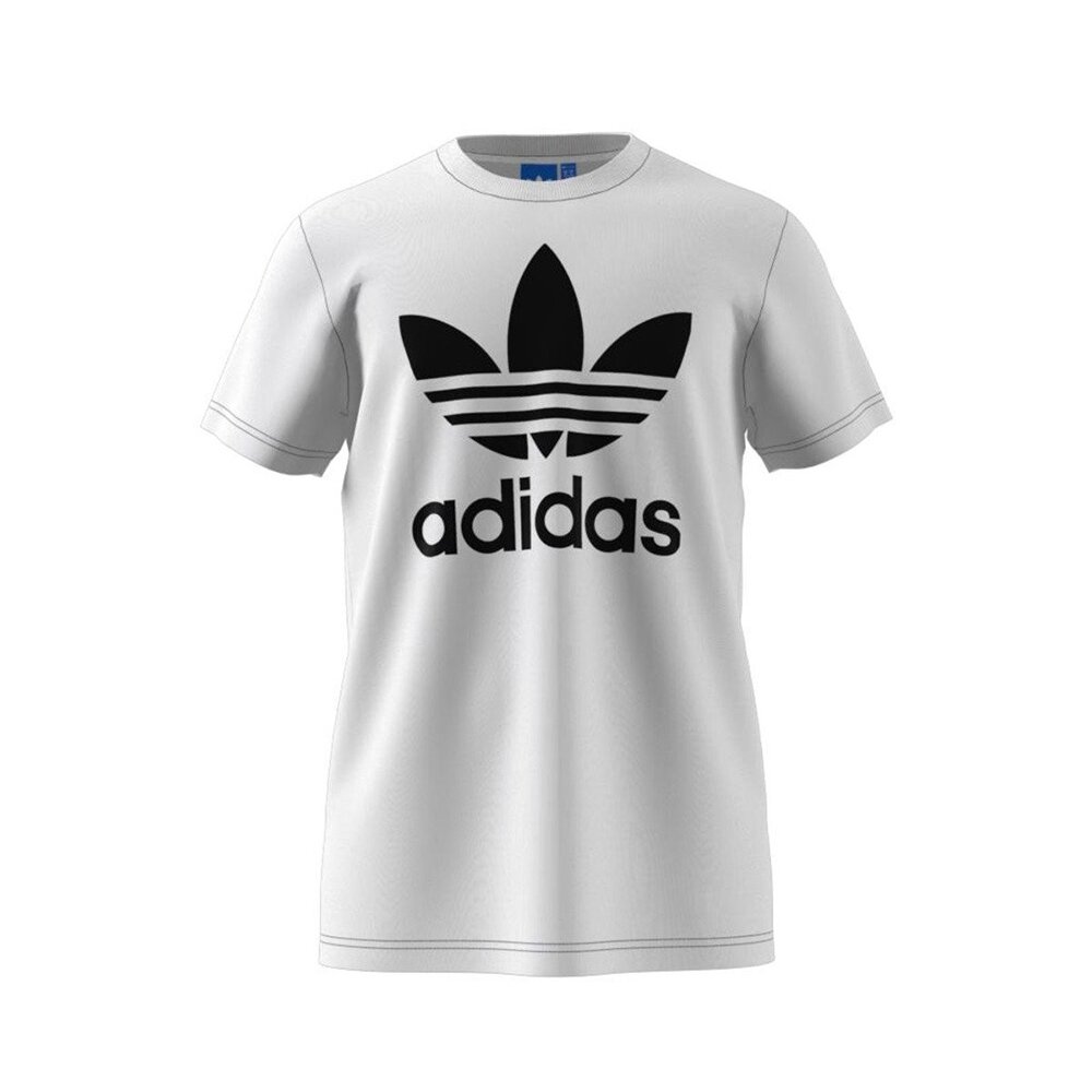 25623792156-Adidas Originals 大Logo 短袖 T恤 基本款 上衣 白色 AJ8828