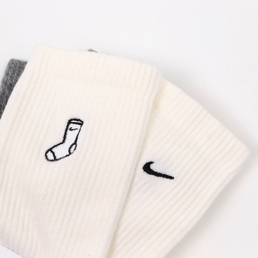 Nike Everyday Plus緩震中筒襪2入 灰白/黑白 FB5709-900/901-圖片-4