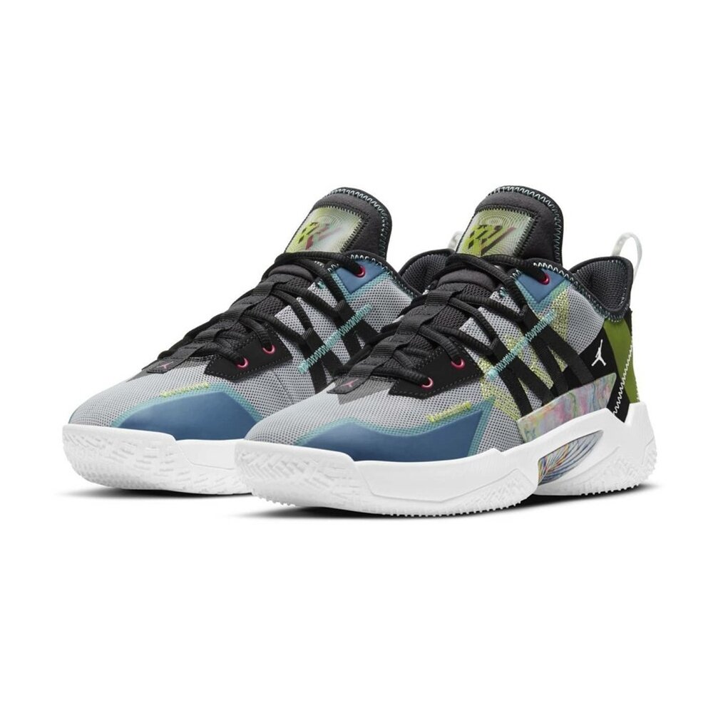 25773770726-Nike Jordan One Take II PF 籃球鞋 藍灰綠 CW2458-003