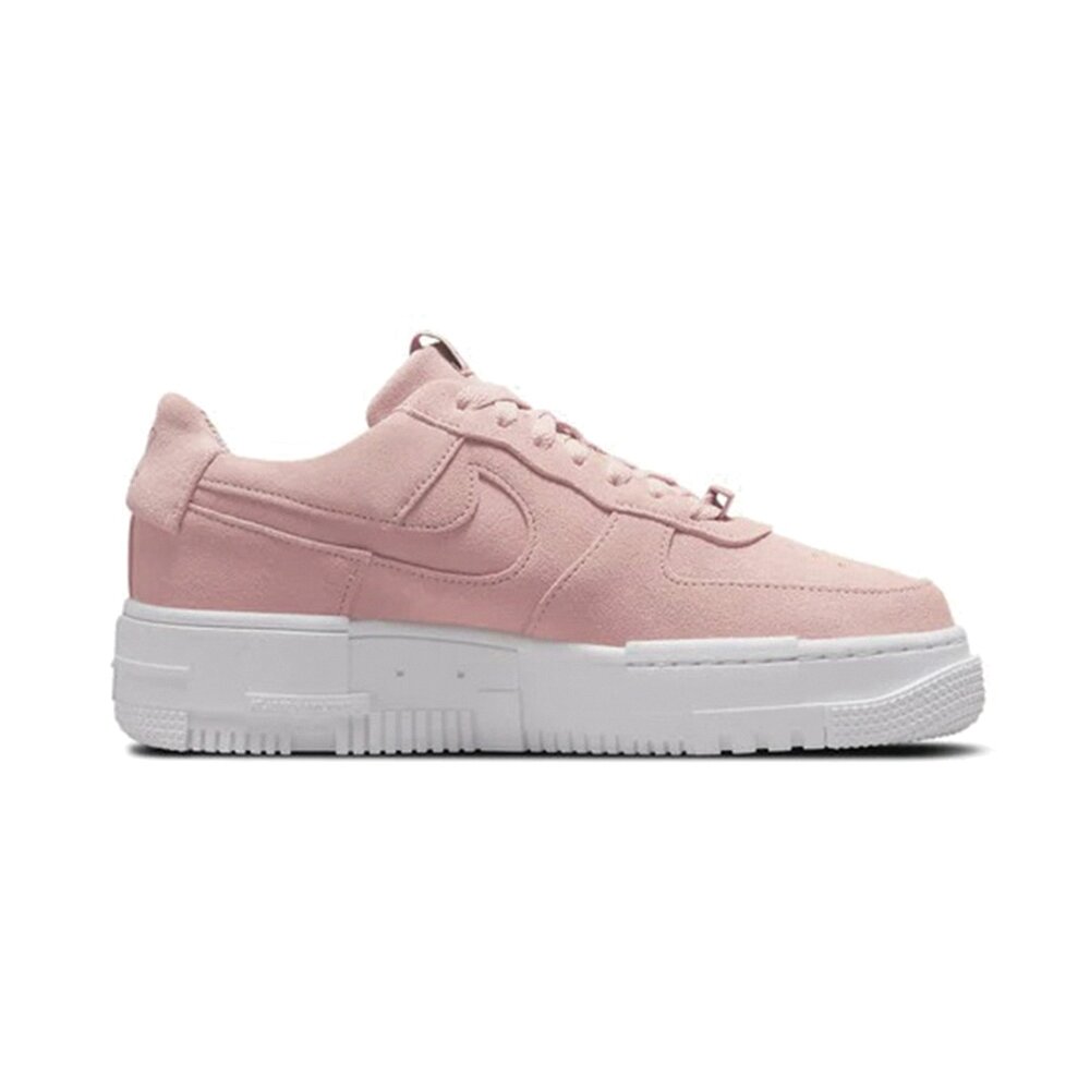 W Nike Air Force 1 Pixel 粉色麂皮 女鞋 休閒鞋DQ5570-600-圖片-2