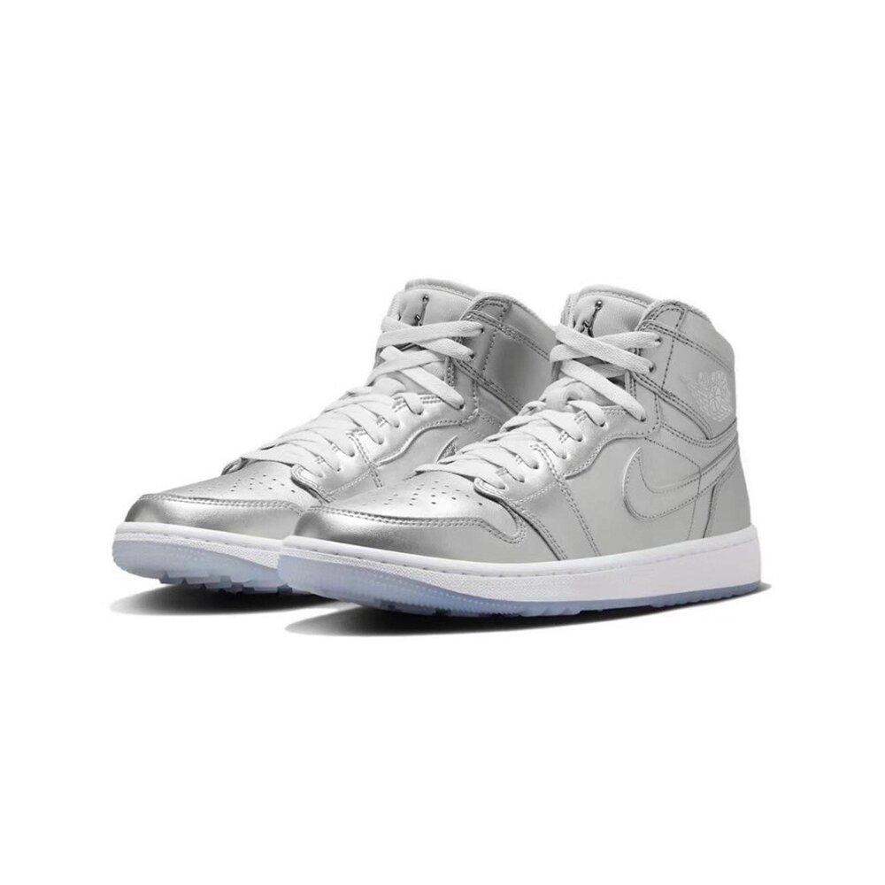25814440820-Air Jordan 1 High Golf Giving 液態銀 高筒FD6815-001