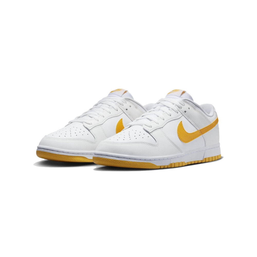 25824127358-Nike Dunk Low WhiteUniversityGold大學金DV0831-110